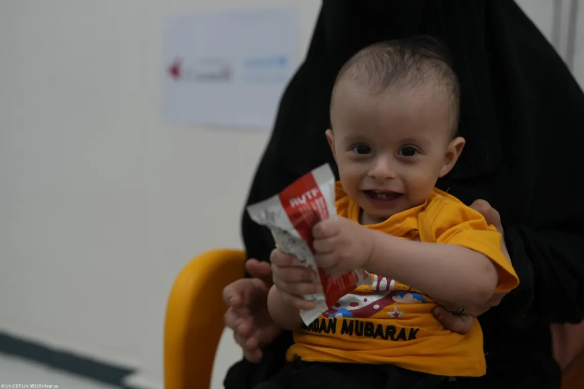 Delivery of medical supplies and Ready-to-Use Therapeutic Food (RUTF) for children in Yemen, in partnership with Canada.