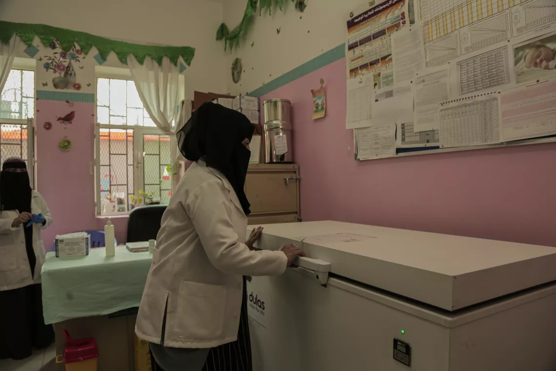 Immunization program in Yemen