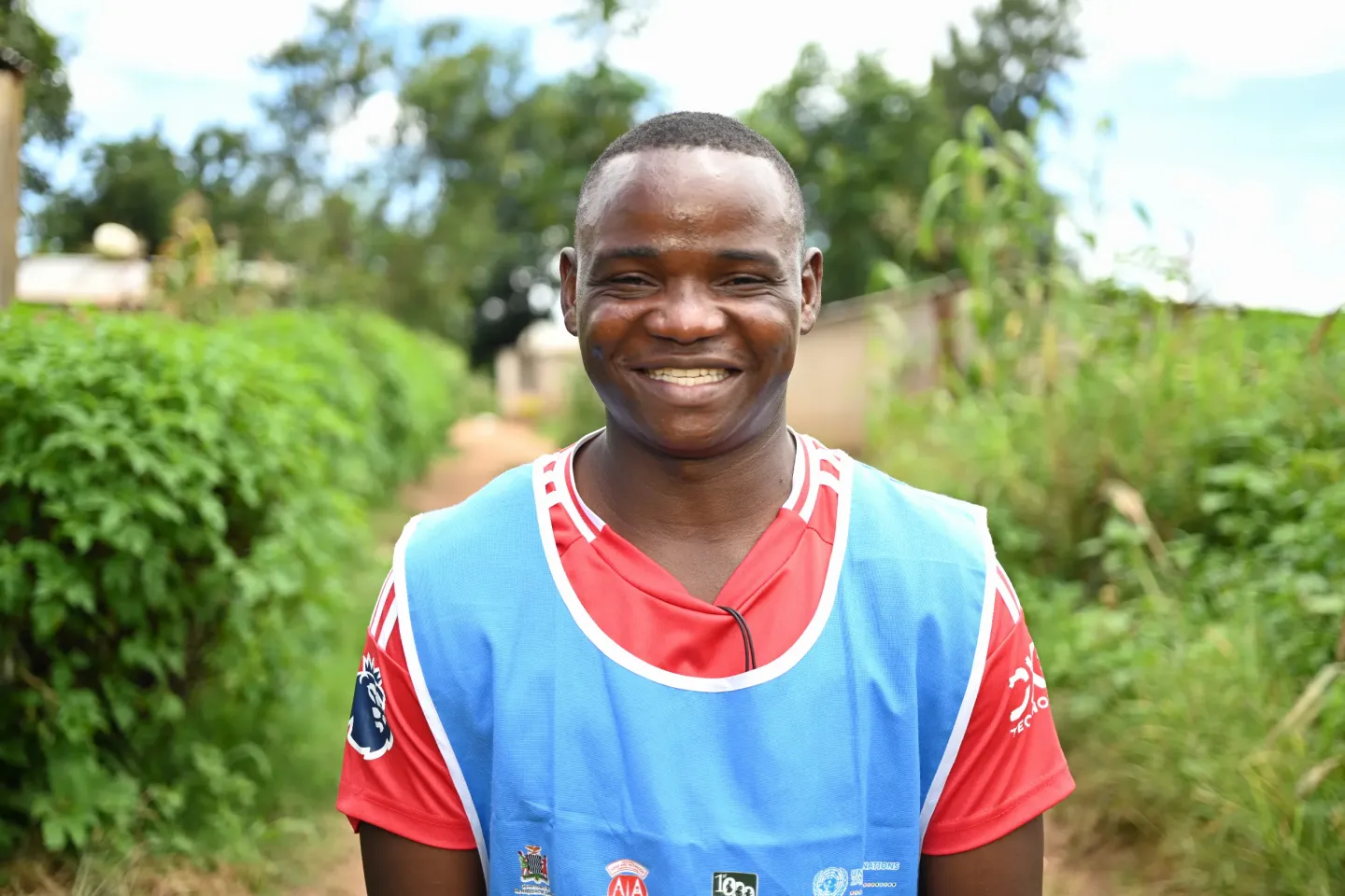 Lottie Nkhata, a community-based volunteer in Lundazi.