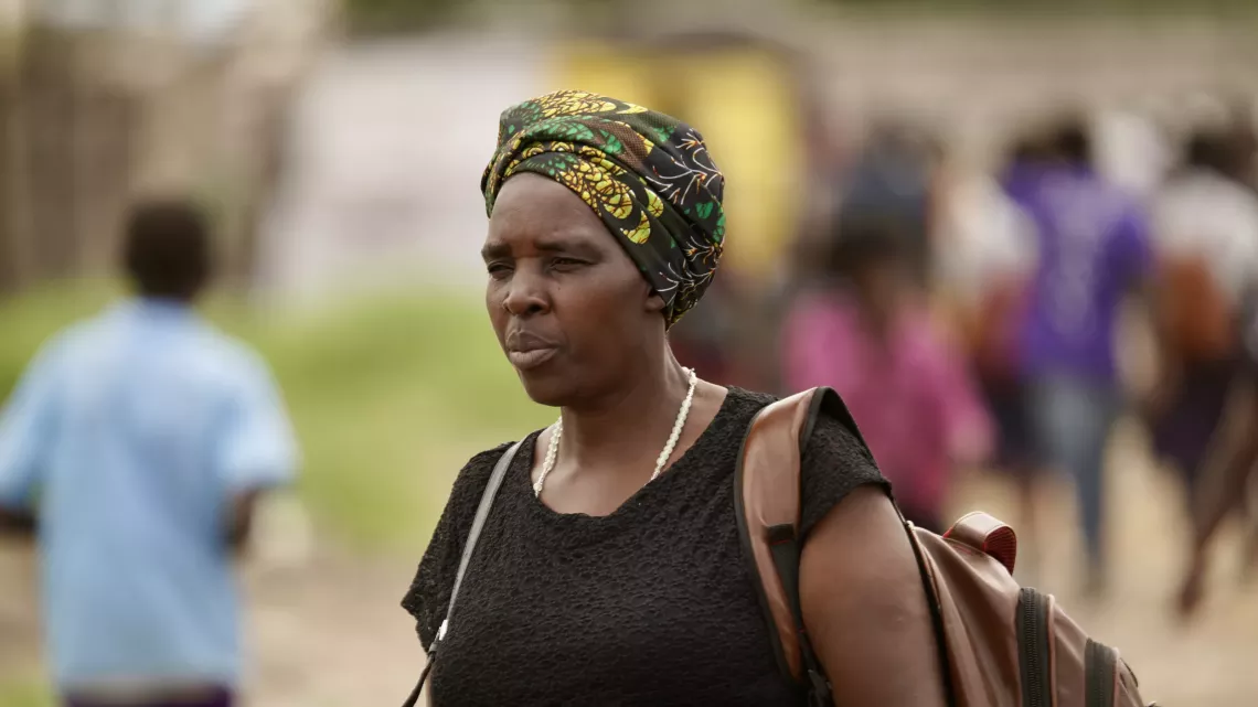 A photo of a woman