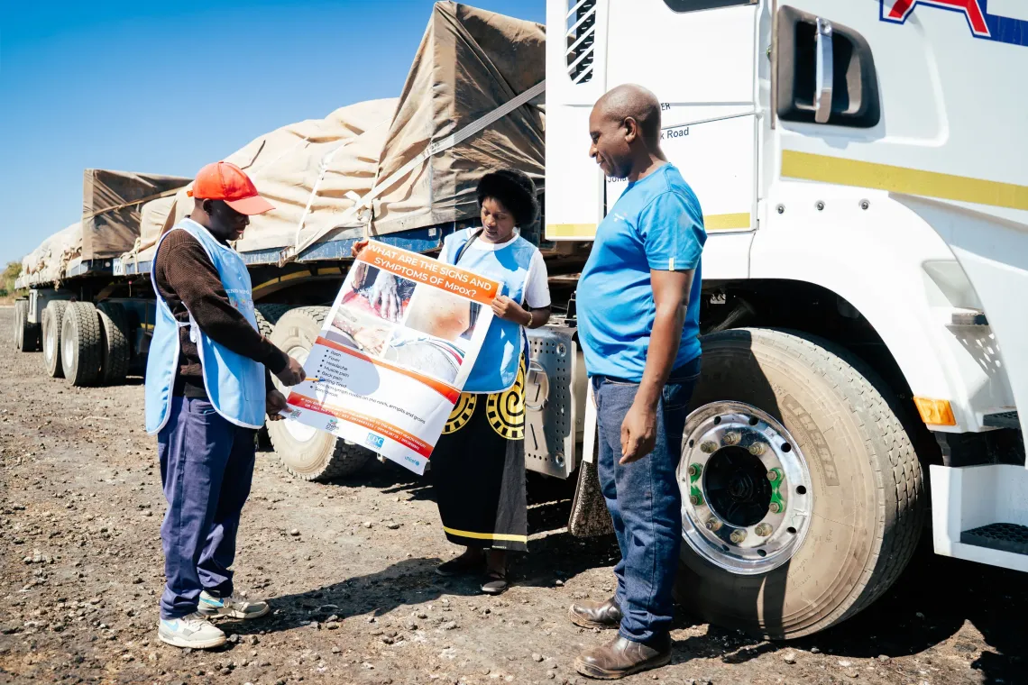 White Paiva, truck driver with Community Based Volunteers from Nansenga health facility, Chikankanta district