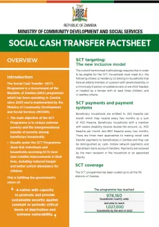 First page of factsheet