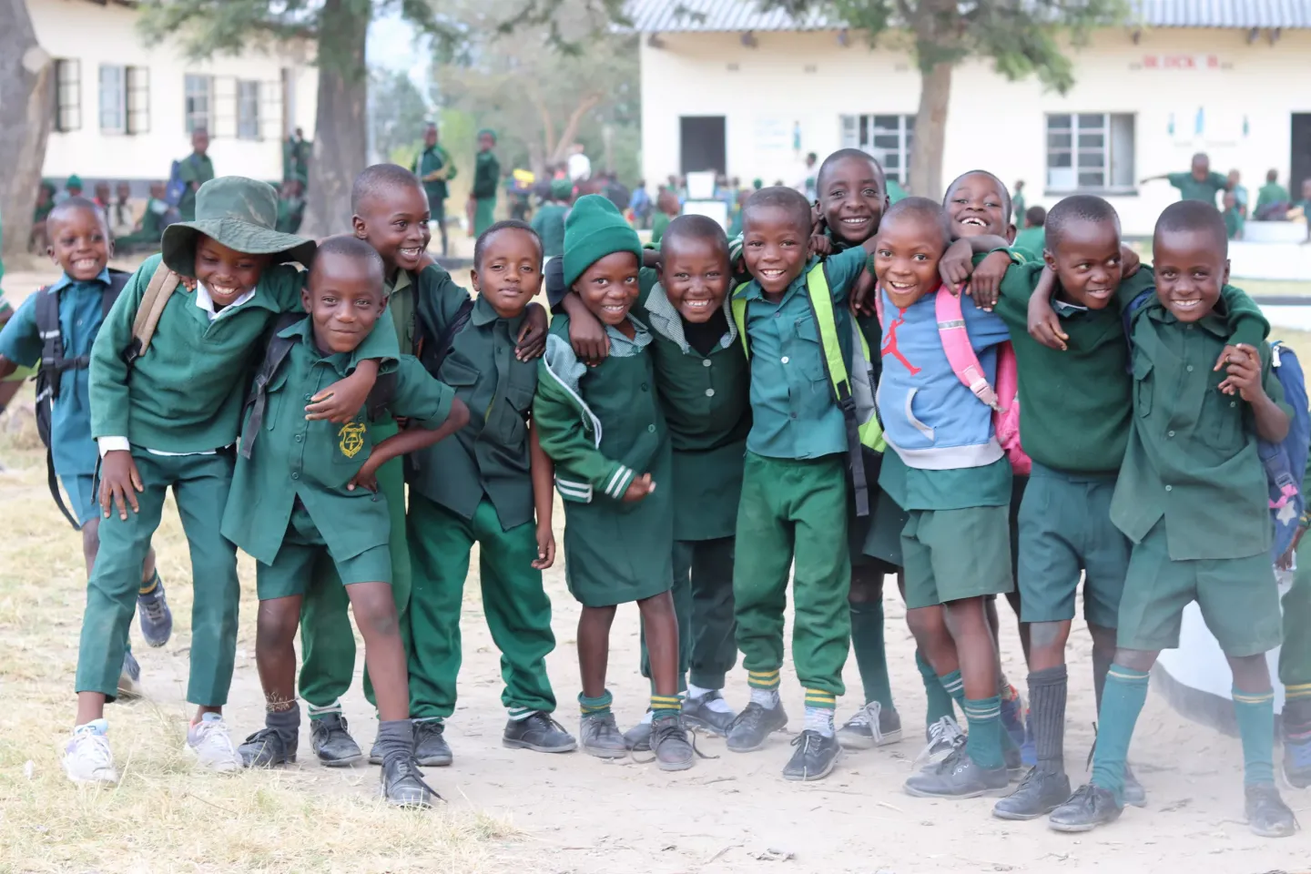 Children smiling