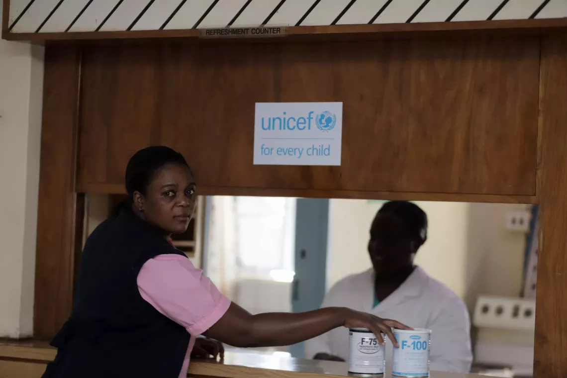 Nurse at Malnutrition Unit
