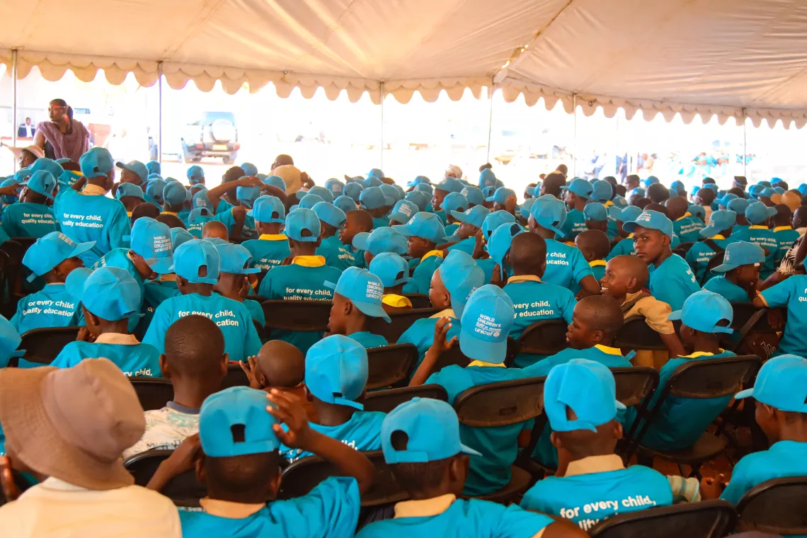 UNICEF Blue T-shirts