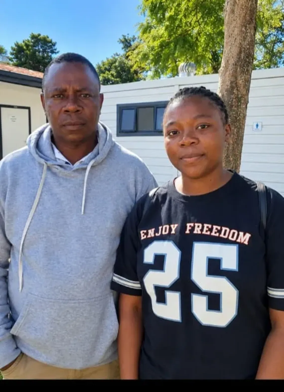Tsitsi Manyangadze and father