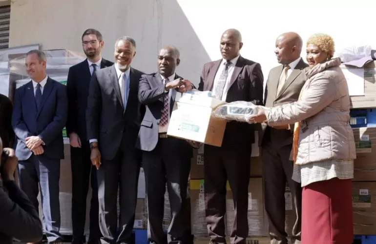 Health Resilience Fund hands over medical equipment and supplies to Zimbabwe's Ministry of Health and Child Care
